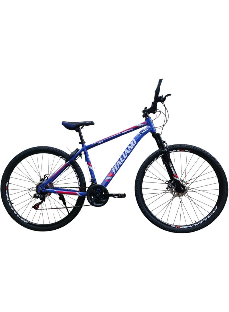 Italiano M216 29 Inch Hardtail Mountain Bike ,Steel Frame, 21 Speed, Disc Brakes, Durable Performance Bicycle - With 1 Year Abu El Goukh And Maxlerz Warranty - Image 1